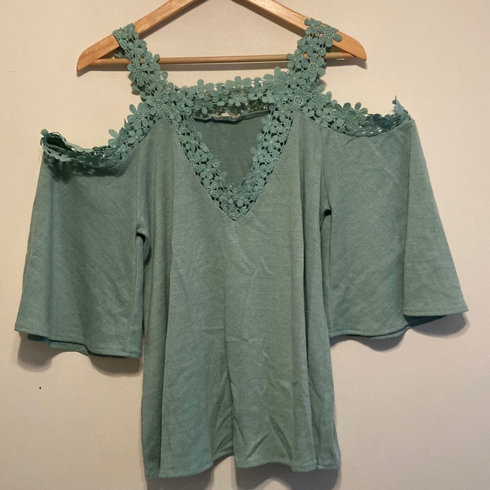 Andthewhy Cold Shoulder Top